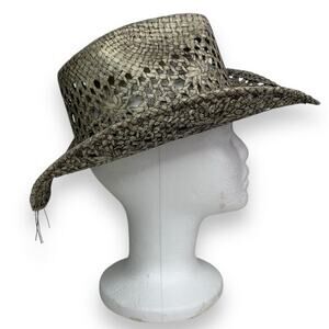 Bullhide Hats Run a Muck Collection GONE CRAZY Gray Toyo Straw Cowboy Hat